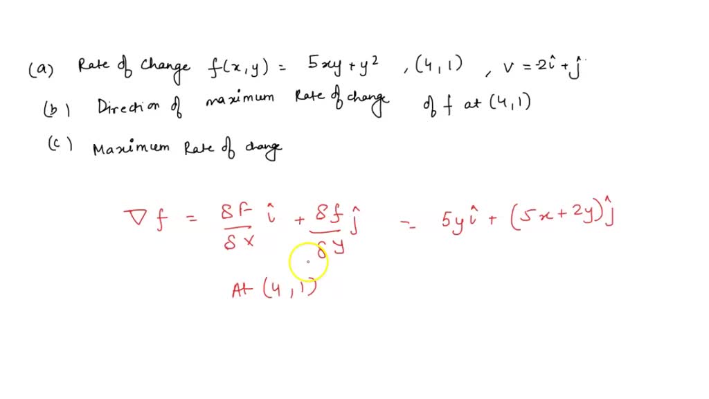 solved-a-what-is-the-rate-of-change-of-f-x-y-5xy-y-2-at-the