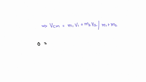 two-particles-are-moving-along-the-x-axis-particle-1-has-a-mass-m1-and-a-velocity-v1-47-ms-particle-2-has-a-mass-m2-and-a-velocity-v2-62-ms-the-velocity-of-the-center-of-mass-of-these-two-pa-68463