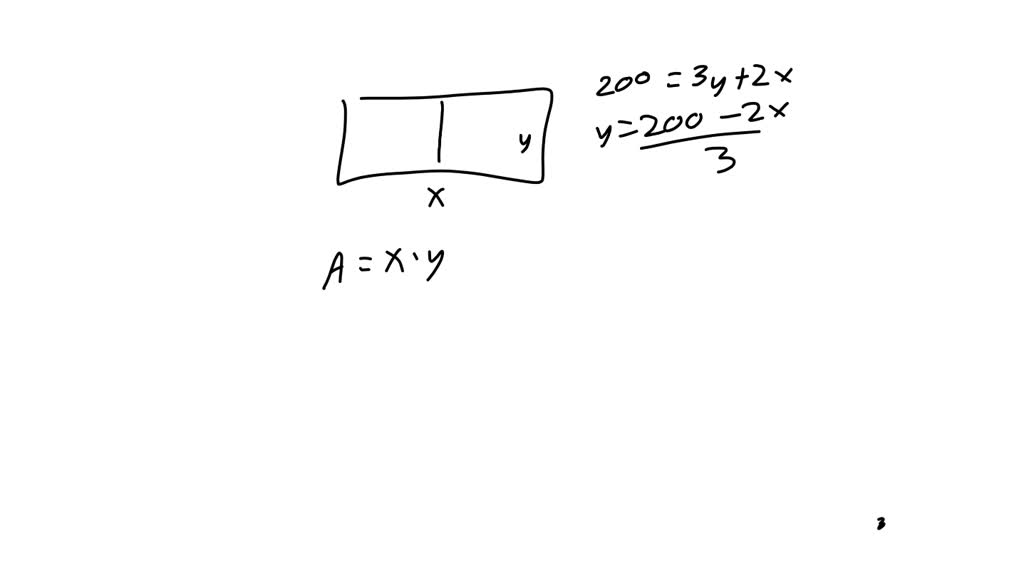 SOLVED: A rancher wants to construct two identical rectangular corrals ...