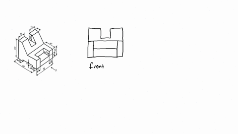consider-the-tigure-helow-id-draw-the-front-view-top-view-und-appropriate-side-view-in-tirst-nngle-projection-using-autocad-note-thut-dinensions-are-nol-limited-t0-one-specilic-wnit-usmng-di-21904