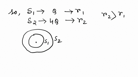 a-sphere-s1-of-radius-r1-encloses-a-net-charge-q-if-there-is-another-concentric-sphere-s2-of-radius-r2-r2-r1-enclosing-charge-4q-find-the-ratio-of-the-electric-flux-through-s1-and-s2