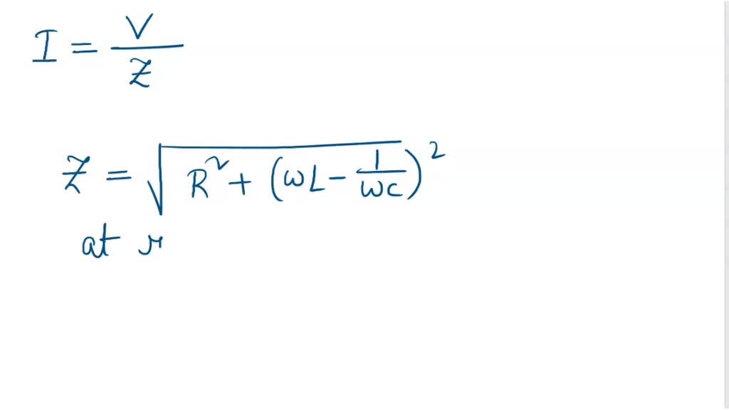 SOLVED A 100 mH inductor , a 25 μF capacitor and a 15 Ω resistor are