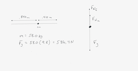 a-person-of-mass-580-kg-is-doing-push-ups-as-shown-in-figure-a-3-marks-sketch-a-free-body-diagram-showing-all-three-forces-acting-on-the-person-draw-force-directions-clearly-show-the-axis-of-50175