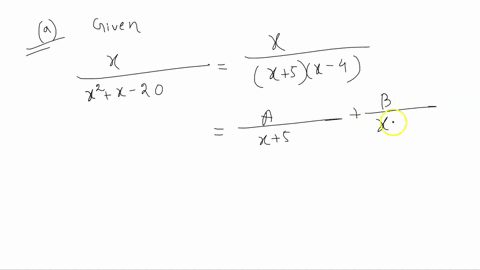 write-out-the-form-of-the-partial-fraction-decomposition-of-the-function-see-example-do-not-determine-the-numerical-values-of-the-coefficients-a-x-x2-x-20-59x549x4-b-x2-x2-x-4-x2x2x4-33281