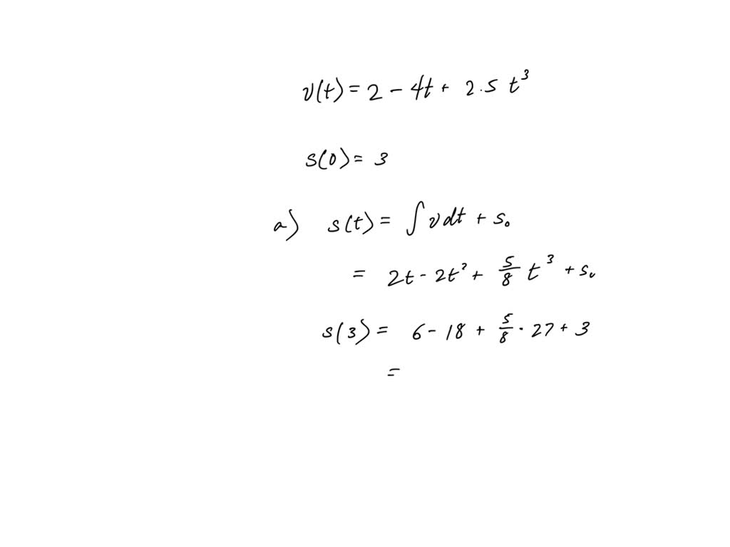 solved-the-velocity-of-a-particle-which-moves-along-a-straight-line-is
