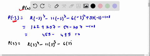 use-the-factor-theorem-to-show-that-x-factor-of-px-for-the-given-values-of-px-2x4-11x3-6x2-99x-108-3-3-since-p-3-and-p3-x-3-and-x-are-factors-of-px-by-the-factor-theorem-factor-px-completely-17946