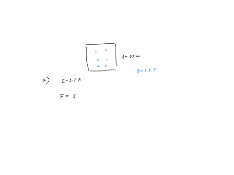 a-single-loop-of-wire-in-the-shape-of-a-square-with-sides-of-length-250-cm-is-sitting-in-a-uniform-magnetic-field-of-30-t-the-field-points-out-of-the-page-and-the-the-loop-is-in-the-plane-of-90188