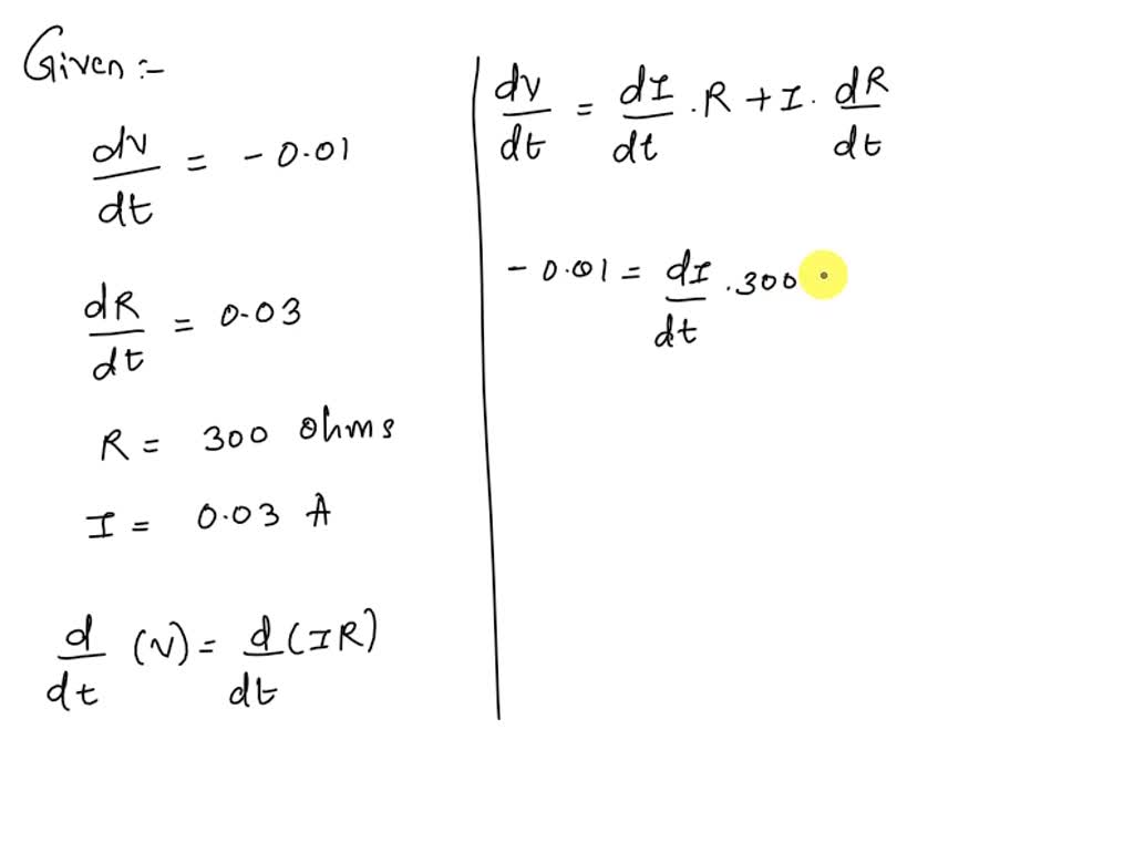 SOLVED point) In a simple electric circuit; Ohm's law states that V