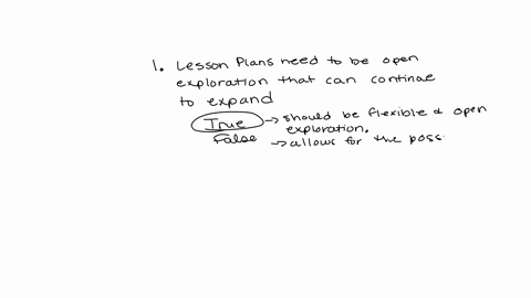 1lesson-plans-need-to-be-open-exploration-that-can-continue-or-expand-group-of-answer-choices-true-false-2your-lesson-plan-in-math-can-be-based-on-a-different-topic-of-interest-from-the-topic-you-use