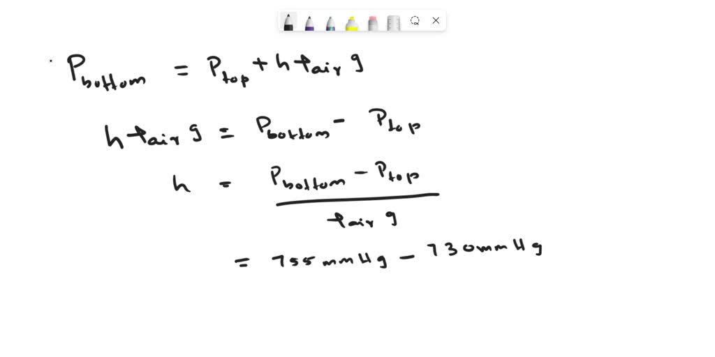 SOLVED "Question 2 Gauge and Atmospheric Pressure The basic barometer