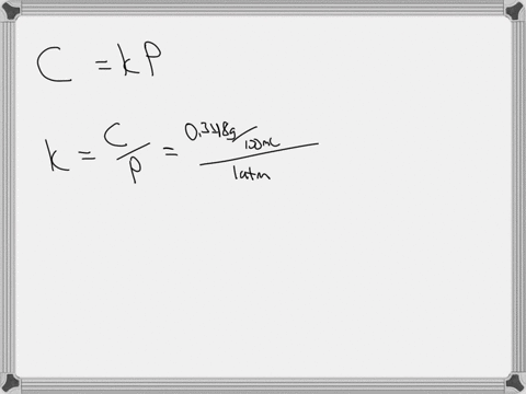 calculate-the-solubility-of-carbon-dioxide-in-water-at-0-c-and-a-pressure-of-300-atm-the-solubility-of-carbon-dioxide-is-0348-g100-ml-water-at-0-c-and-100-atm-69963
