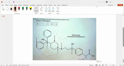 how-many-hydrogens-are-present-around-each-indicated-atom-number-of-hydrogens-fexofenadine-nonsedating-antihistamine-ho_-oh-oh-88111