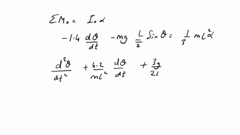 the-4-kg-slender-bar-is-2-m-in-length-aerodynamic-drag-on-the-bar-and-friction-at-the-sup-port-exert-a-resisting-moment-about-the-pin-support-of-magnitude-14ddt-n-m-where-ddt-is-the-angular-79954