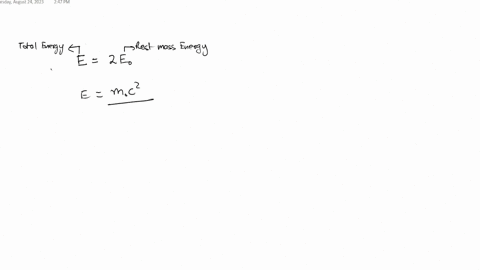 if-the-total-energy-of-a-particle-is-twice-its-rest-energy-then-what-is-the-velocity-of-the-particle-22391