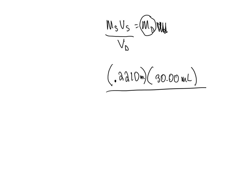 SOLVED A dilute solution is prepared by transferring 30.00 mL of a 0.