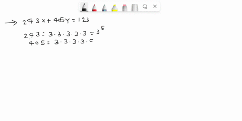 4-find-all-the-integer-solutions-to-each-linear-diophantine-equation-use-the-extended-euclidian-algorithm-a-243x-405y-123-b-169x-65y-91-83614