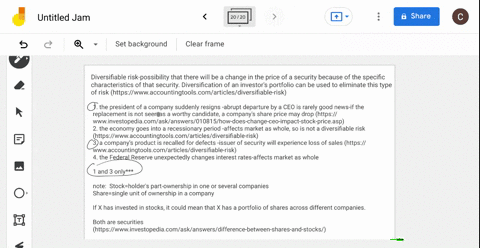 which-of-the-following-represent-diversifiable-risks-1_-the-president-of-a-company-suddenly-resigns-2-the-economy-goes-into-a-recessionary-period-3-a-companys-product-is-recalled-for-defects-98626