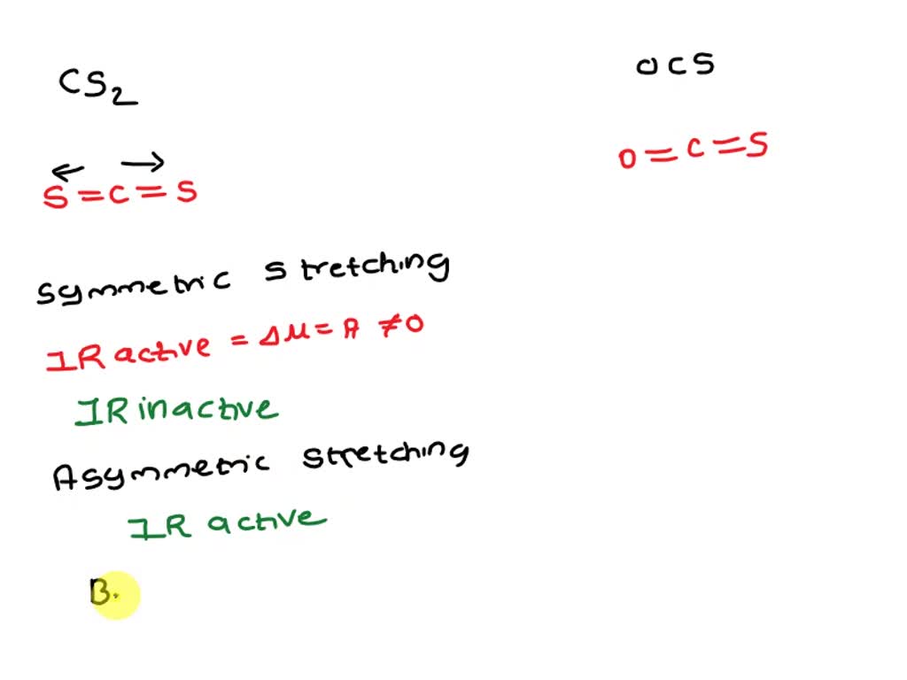 SOLVED Show all the fundamental vibration modes of (a) carbon