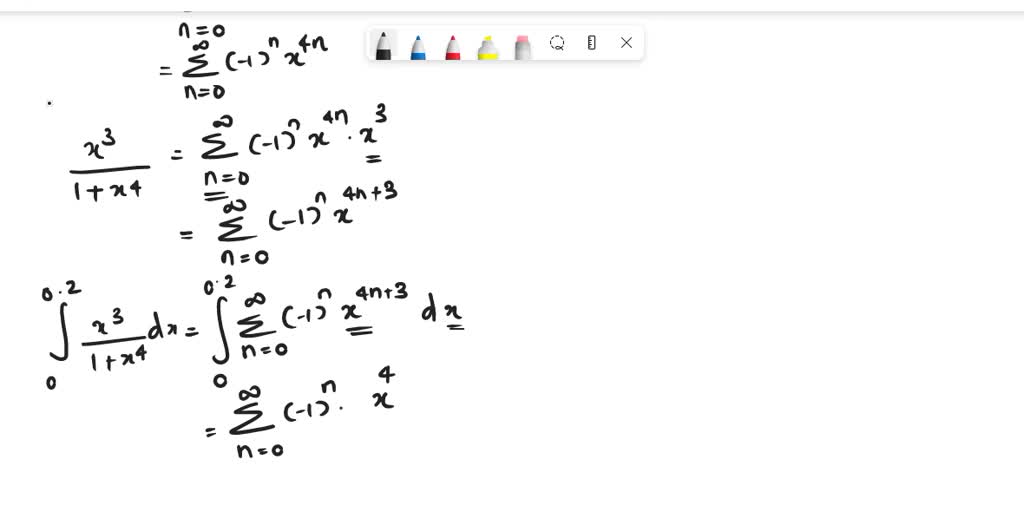 SOLVED: point) Book Problem 29 Use power series to pproximate the ...