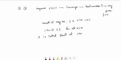 (a) What is a convergent sequence? Give two examples. (b) What is a ...