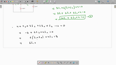 find-the-currents-and-voltages-passing-through-the-resistors-using-kirchhoffs-rules