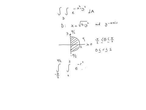 evaluate-the-given-integral-by-changing-to-polar-coordinates-e-22-y2-jd-da-where-d-is-the-region-bounded-by-the-semicircle-w-v4-y2-and-the-y-axis-let-d-r0-a-r-b-st-c-0-t-_-then-b-and-e-22_y2-42786
