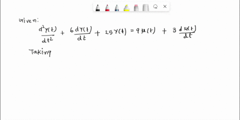 q-2-find-the-transfer-function-of-the-system-whose-differential-equation-is-yt-6-yt-25-y-9ut-3ut-a-determine-the-transfer-function-tsysus-10-pts-b-take-the-inverse-laplace-transform-to-deter-12924