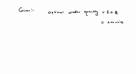 question-8-in-an-eoq-model-if-the-optimal-order-quantity-is-200-units-then-the-average-inventory-level-will-be-100-units-true-false-51927