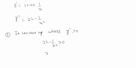 determine-the-intervals-on-which-the-function-is-concave-up-or-down-and-find-the-points-of-infilection-y-1lx2-inx-x-0-provide-intervals-in-the-form-use-the-symbol-for-infinity-u-for-combinin-36091