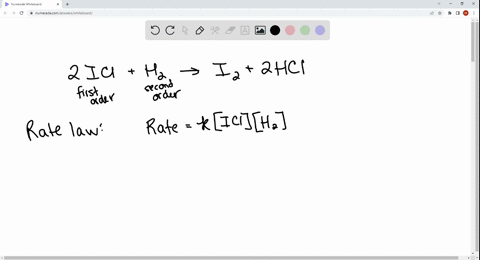 the-reaction-of-icl-with-hydrogen-2-icl-h2-i2-2-hcl-is-first-order-in-icl-and-second-order-in-h2-complete-the-rate-law-for-this-reaction-in-the-box-below-use-the-form-kambn-where-1-is-unders-14147