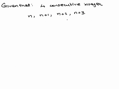 the-sum-of-four-consecutive-integers-add-up-to-equal-a-total-of-174-what-is-the-value-of-the-smallest-of-the-four-numbers-58374