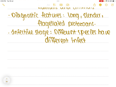 habitat-diagnostic-features-infective-stage-mode-of-transmission-disease-diagnostic-procedure-and-preventioncontrol-of-trypanosomes