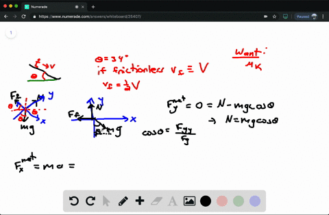 ii-a-child-slides-down-a-slide-with-a-34circ-incline-and-at-the-bottom-her-speed-is-precisely-half-what-it-would-have-been-if-the-slide-had-been-frictionless-calculate-the-coefficient-of-kinetic-fri-2