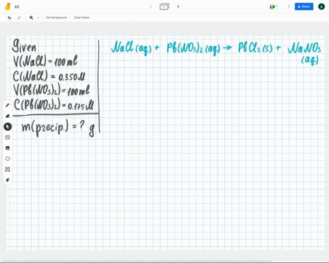 what-mass-of-precipitate-is-formed-when-100-ml-of-0350-m-nacl-reacts-with-100-ml-of-0175-m-pbno32-91916