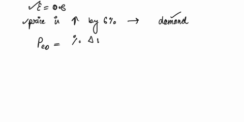 the-elasticity-of-a-good-is-e-08-what-is-the-effect-on-the-quantity-demanded-if-we-increase-the-price-by-69-0-the-quantity-demanded-will-decrease-by-about-896-0lthe-quantity-demanded-will-in-09065