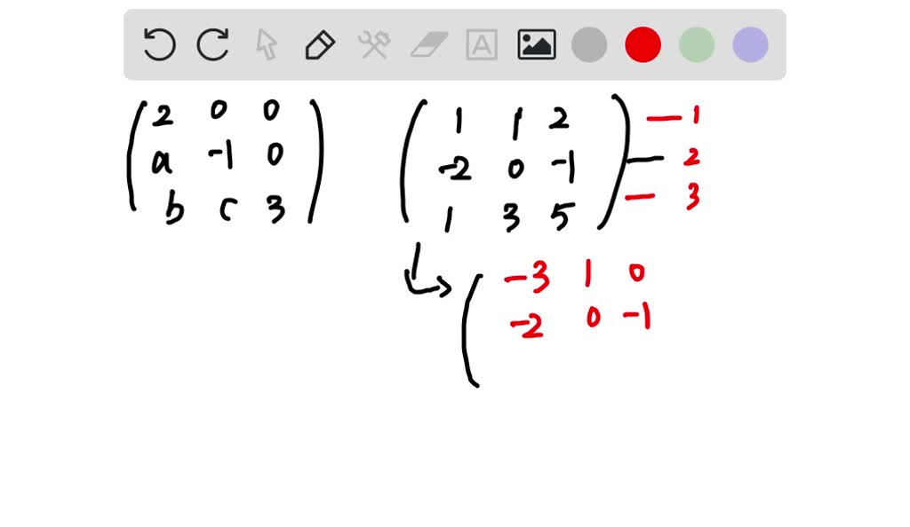 SOLVED Prove that the following two matrices are not row