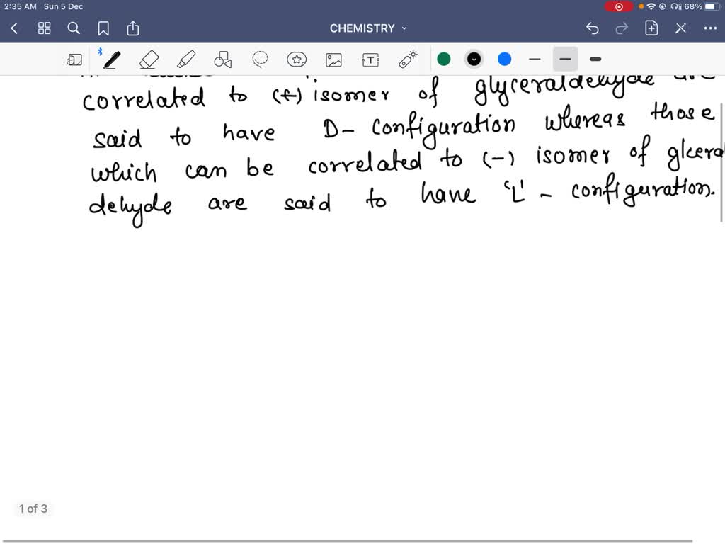 SOLVED Explain The Meaning Of The Designations D And L As Used To 