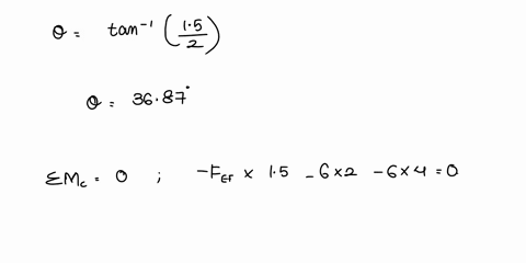 the-planar-truss-is-supported-by-a-hinged-pin-at-point-d-and-by-a-roller-support-at-point-g-find-the-force-in-members-bc-ce-and-ef-and-state-whether-each-is-a-compression-or-tension-force-cl-73888