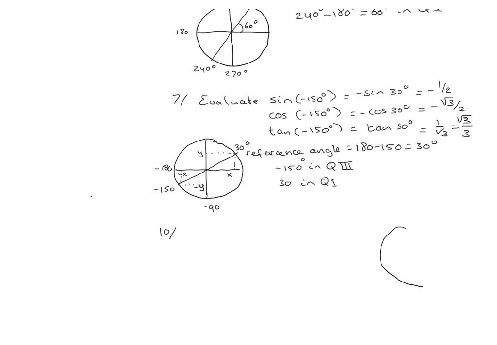 SOLVED Text UNIT 14 UNIT CIRCLE TEST REVIEW WORKSHEET Name Date