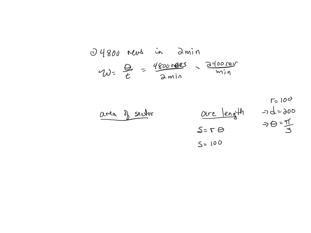 SOLVED Rotating machine shaft turns through 4800 revolutions in 2