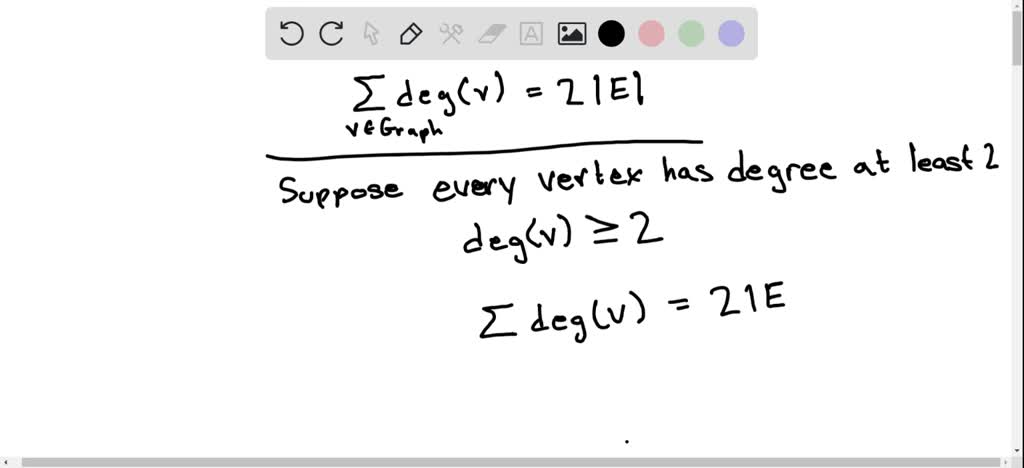 Vortex Simpal SOLVED: 6. (20 points) Let d,(G) be the IniniIu of degrees of the ...