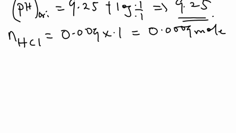 calculate-the-change-in-ph-when-900-ml-of-0100-m-hclaq-is-added-to-1000-ml-of-a-buffer-solution-that-is-0100-m-in-nh3aq-and-0100-m-in-nh4claq-consult-the-table-of-ionization-constants-as-nee-73905