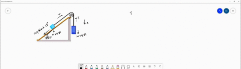 show-allwork-two-blocks-are-connected-by-string-over-frictionless-massless-pulley-such-that-one-is-resting-on-an-inclined-plane-and-the-other-hanging-over-the-top-e-edge-of-the-plane-as-show-48508