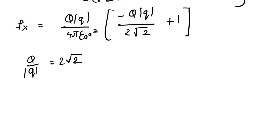 SOLVED In Fig. 2125, four particles form a square. The charges are q1