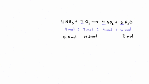 if-800-mol-of-nh3-reacted-with-140-mol-of-o2-how-many-moles-of-h20-will-be-produced-4nh3g-702g-4no2-6h2og-73938