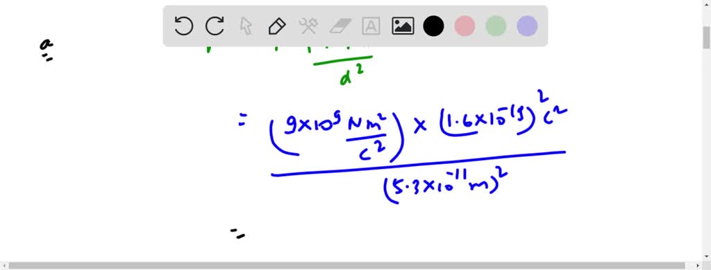 SOLVED: The electron and proton of a hydrogen atom are separated by a ...