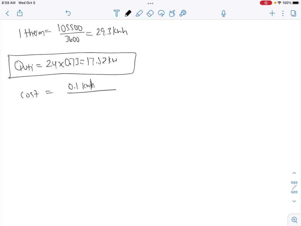 SOLVED Consider a 24kW hooded electric open burner in an area where
