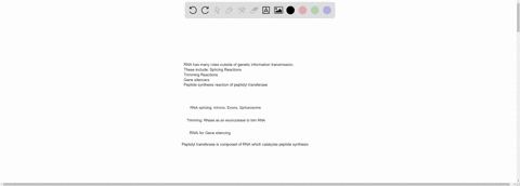 what-roles-can-rna-play-other-than-that-of-transmission-of-the-genetic-message-75156