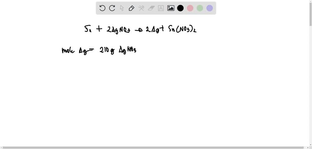 Determine the number of moles of silver that are produced when 210 g of ...