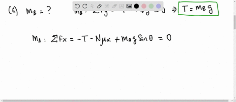 suppose-the-coefficient-of-kinetic-friction-between-ma-27-kg-and-the-ramp-on-angle-0-349-in-the-figure-below-is-015-and-the-coefficient-of-static-friction-is-035-what-value-of-mg-would-0l6-m-12873